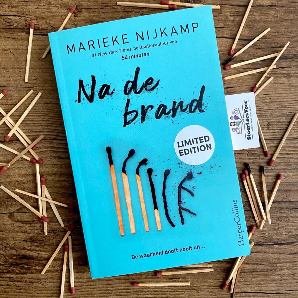 Na de brand voorkant cover omslag kaft thriller Marieke Nijkamp limited edition
