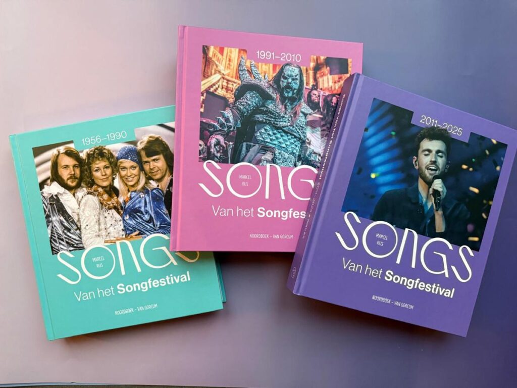 songs van het songfestival marcel rijs voorkant cover omslag kaften