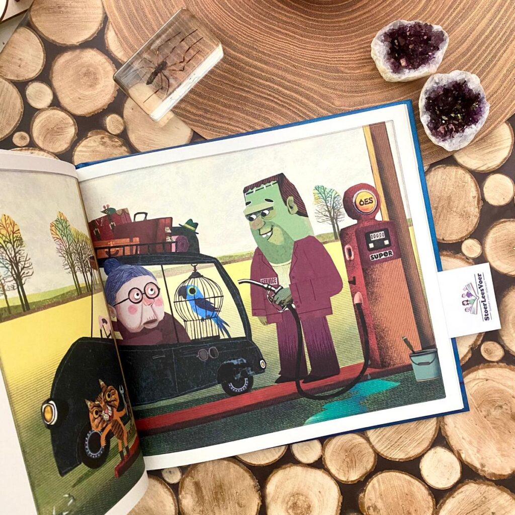 wat gaat er gebeuren prenten frankenstein