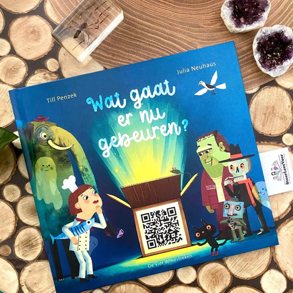 Wat gaat er nu gebeuren voorkant cover omslag kaft prentenboek zonder tekst