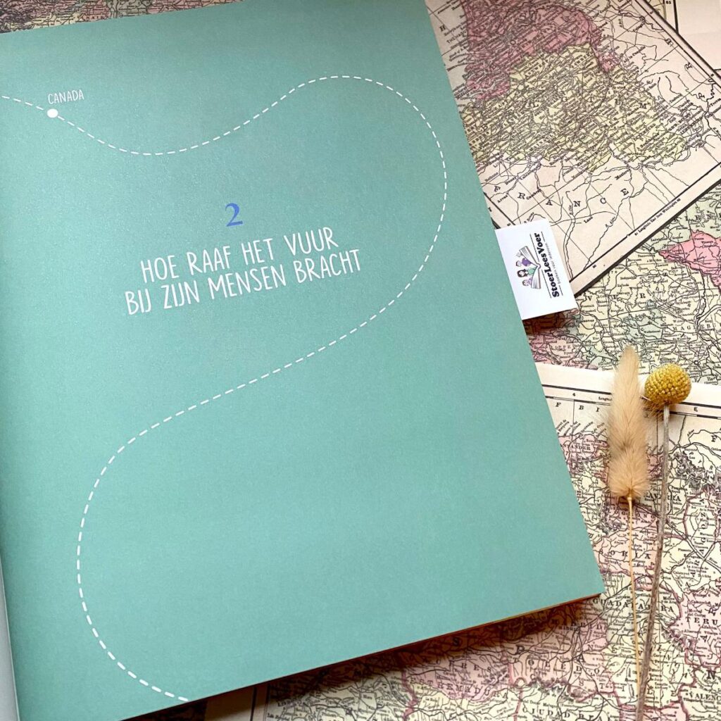 hoe raaf het vuur bij zijn mensen bracht