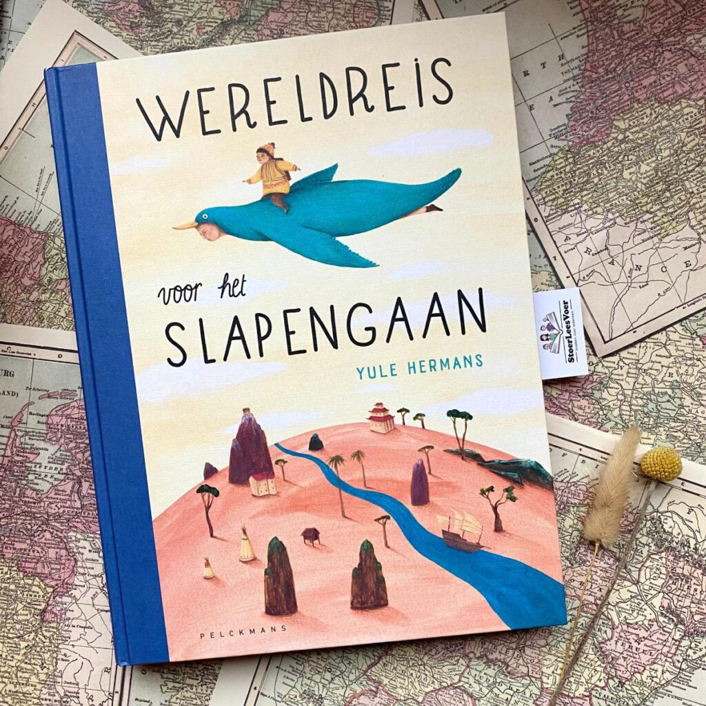 Wereldreis voor het slapengaan voorkant cover omslag kaft sprookjesboek yule hermans