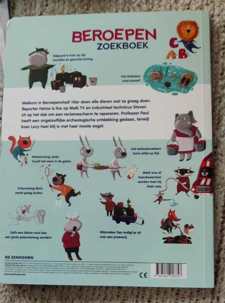 Achterflap Beroepen zoekboek