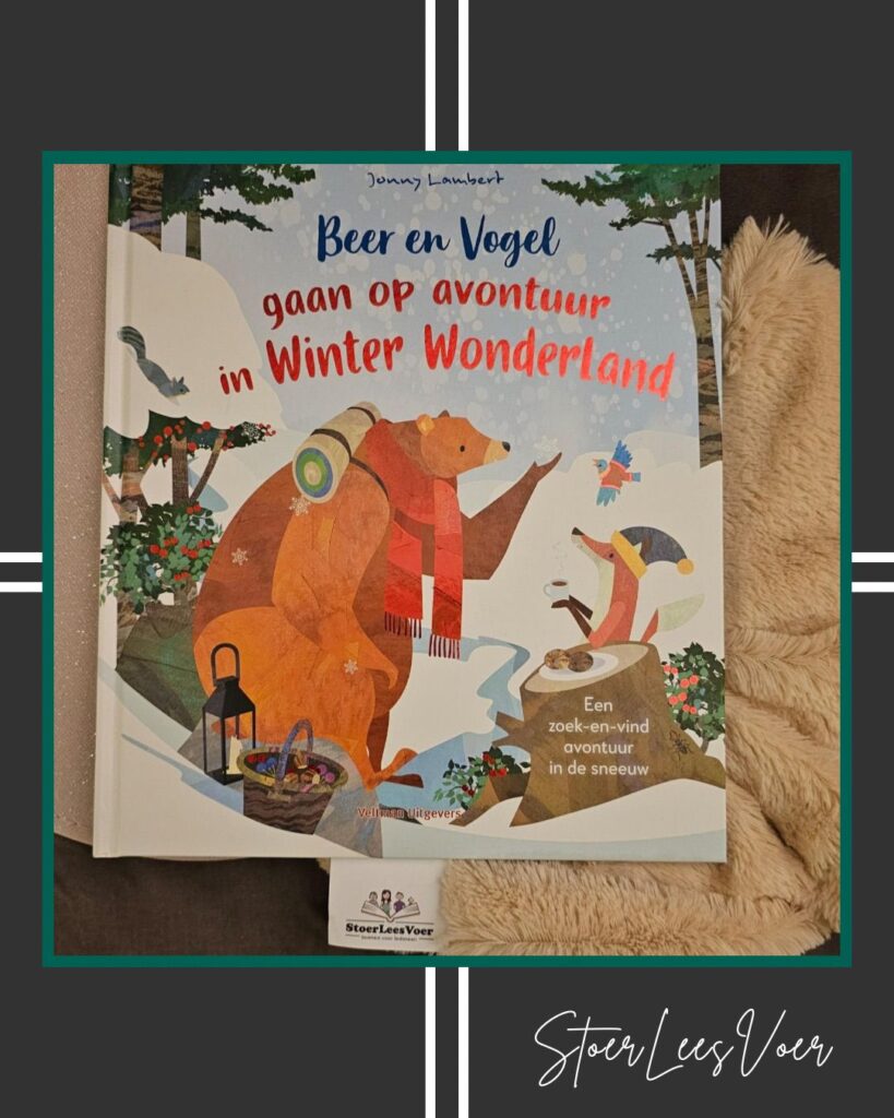 Beer en Vogel gaan op avontuur in Winter Wonderland voorkant cover omslag kaft