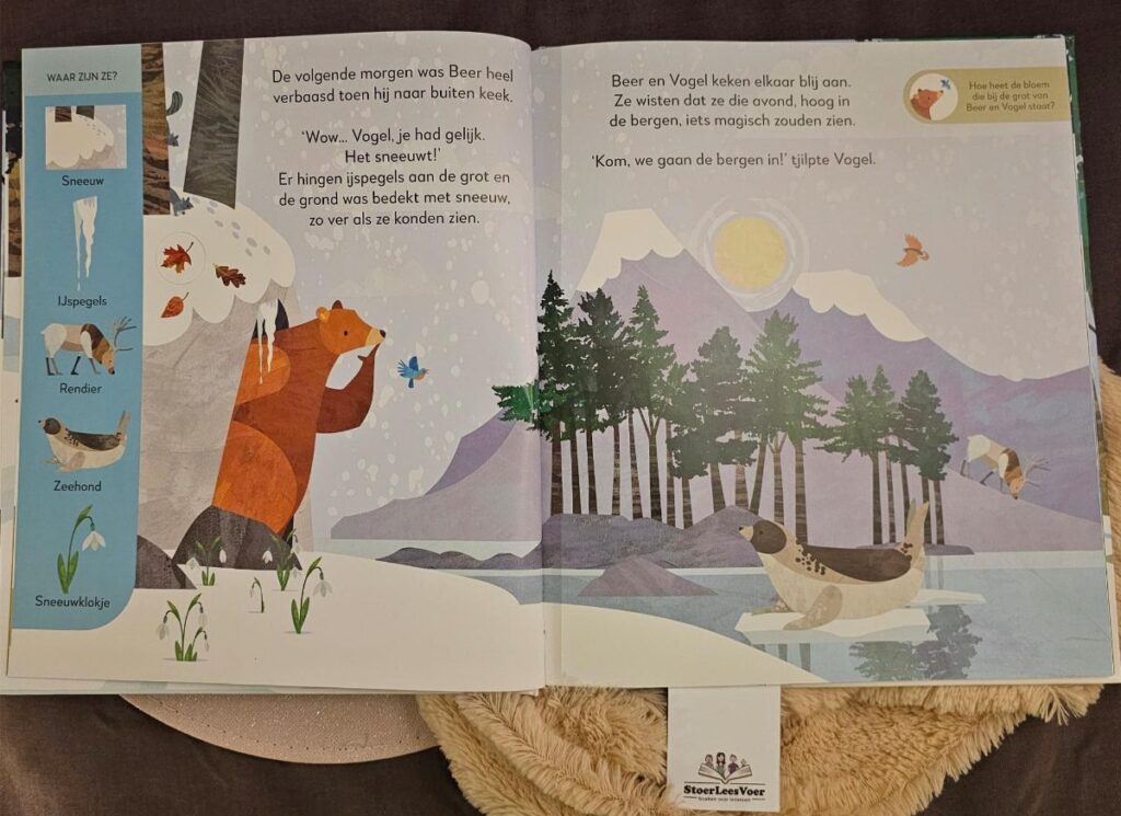 zoekboek prentenboek rijke woordenschat winter