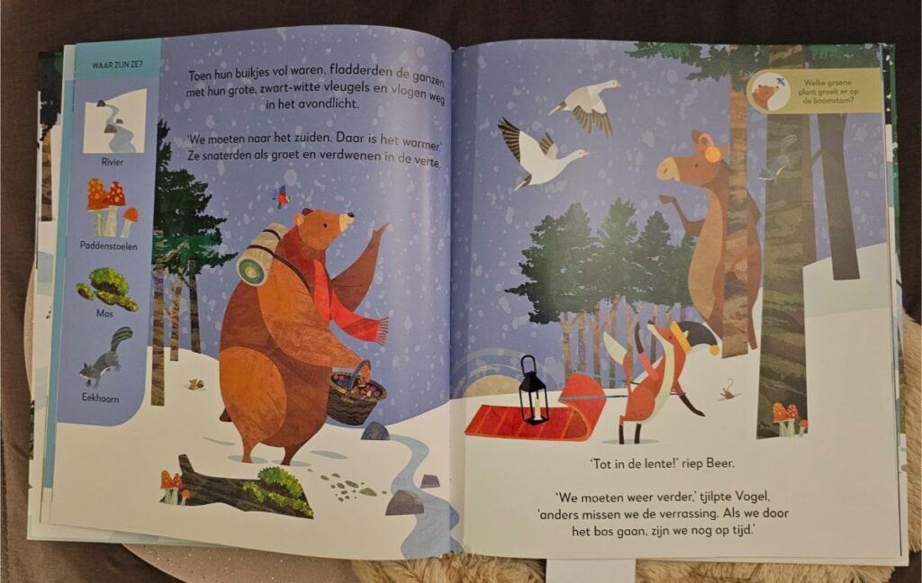 zoekboek prentenboek rijke woordenschat winter