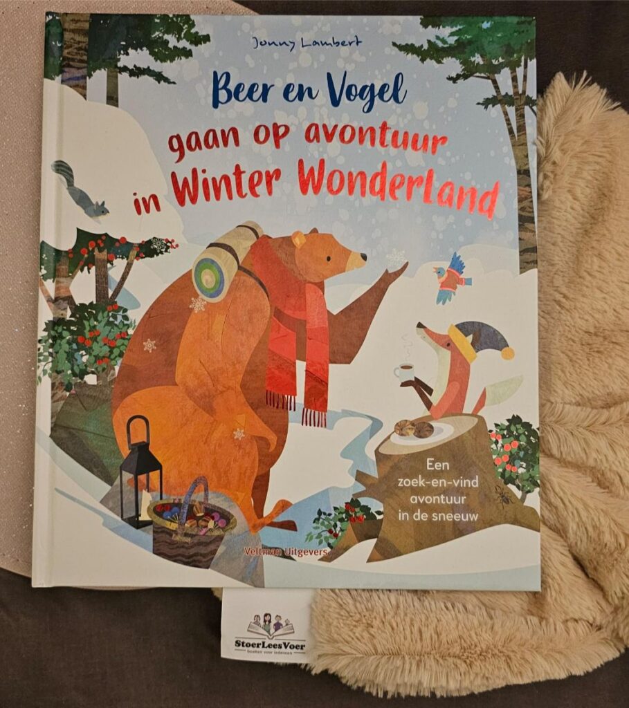 Beer en Vogel gaan op avontuur in Winter Wonderland voorkant cover omslag kaft