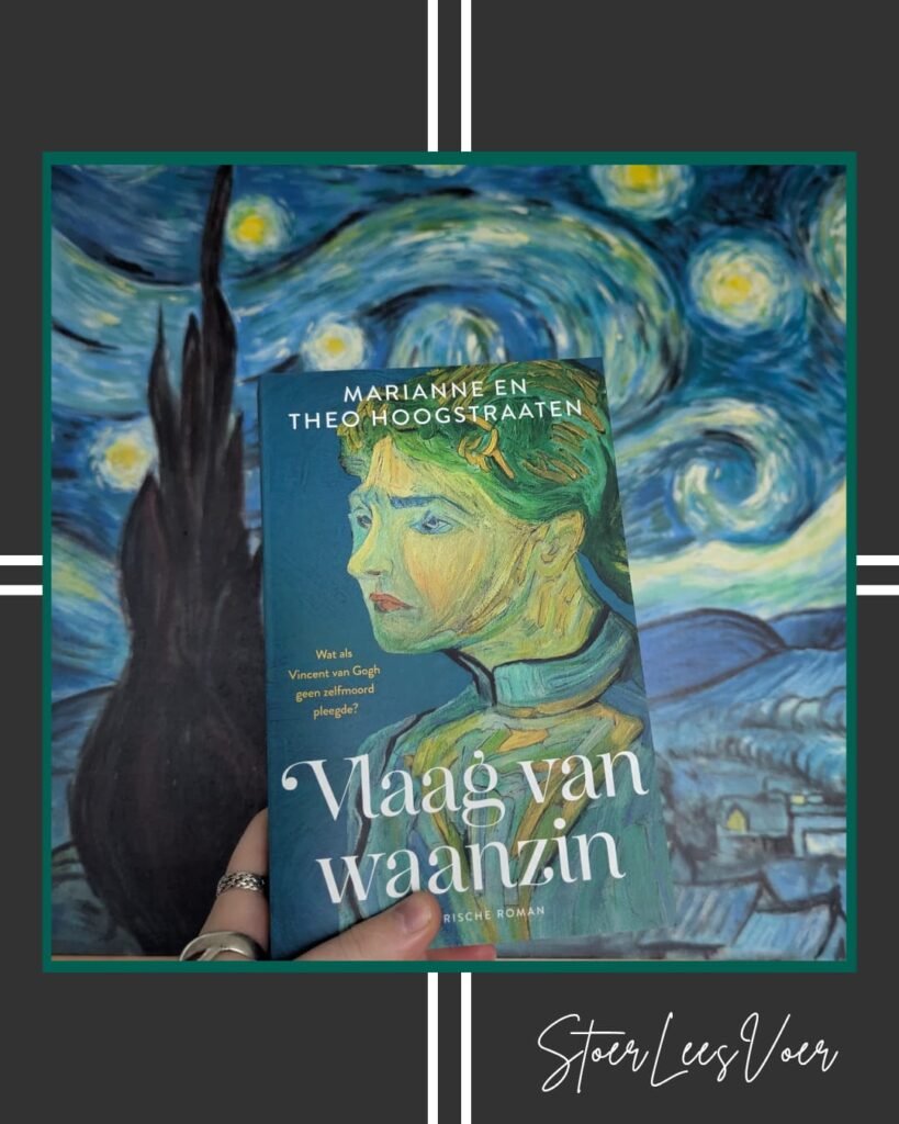 Vlaag van waanzin - Een spannende historische fictie voorkant cover omslag kaft