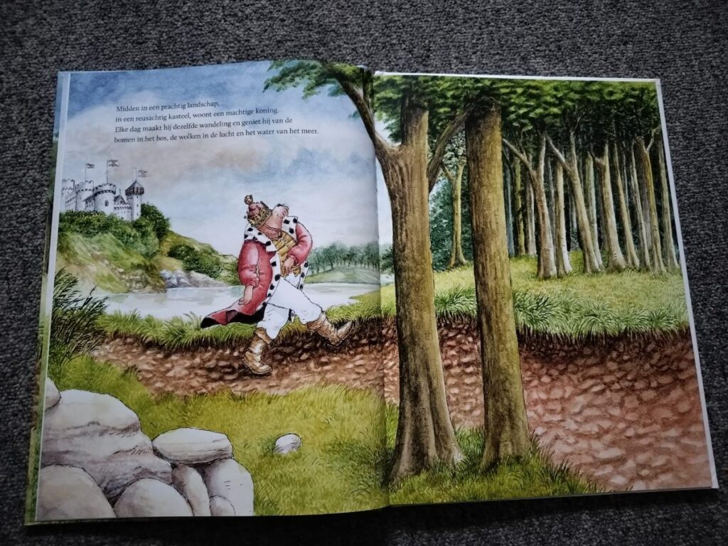 Eerste bladzijde De jonge schilder en de koning