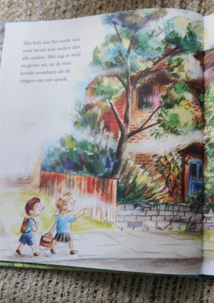 het vlinderhuis eerste bladzijde