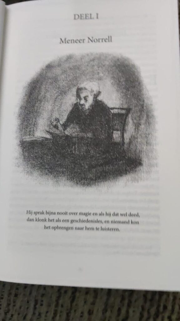 eerste blz Jonathan Strange & Mr Norrell