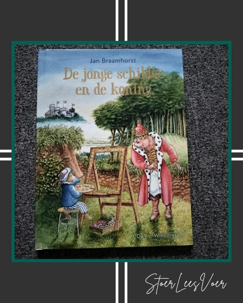 Kader De jonge schilder en de koning voorkant cover omslag kaft prentenboek