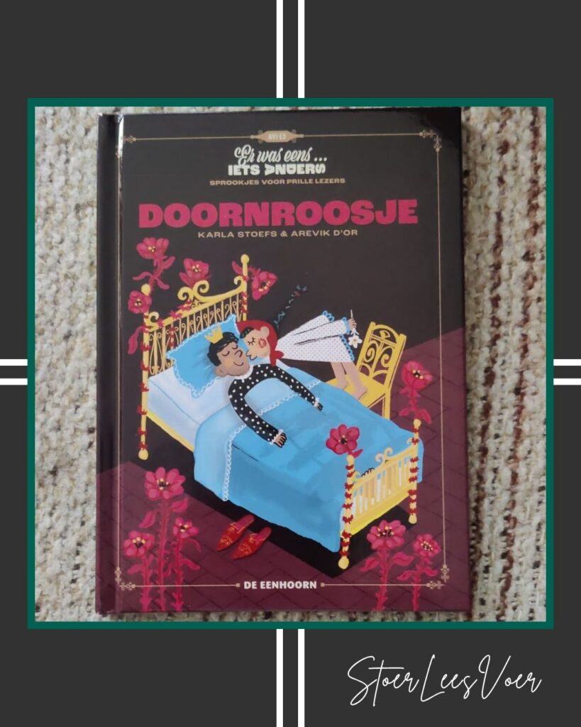 Kader Doornroosje voorkant cover omslag kaft er was eens... sprookjes voor prille lezers