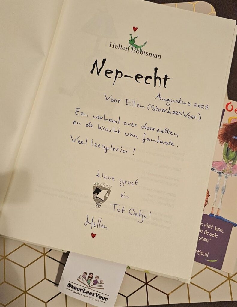 persoonlijke ondertekening auteur oetje