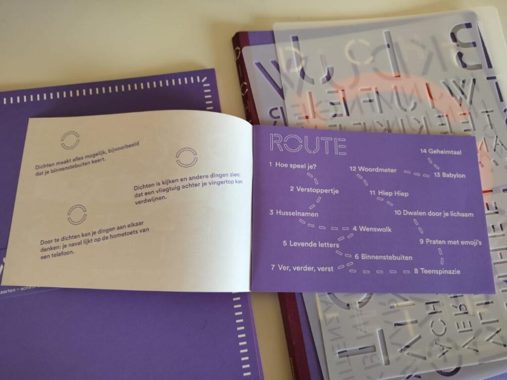 Opdrachten routekaart dichtletters