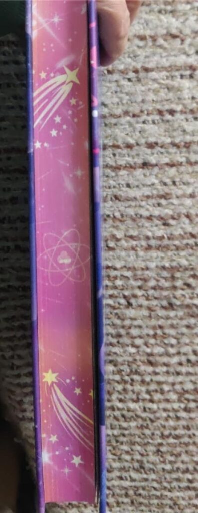 Sprayed edges misschien is het chemie