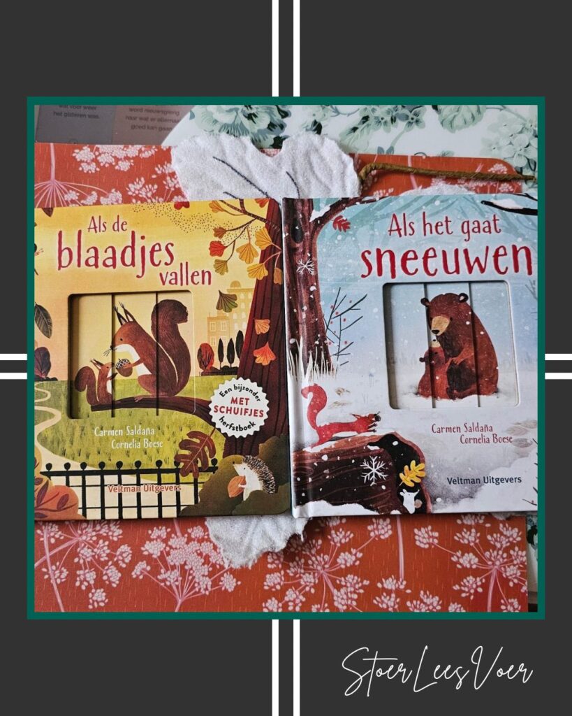 Als de blaadjes vallen - Een bijzonder boek met schuifjes voorkant cover omslag kaft