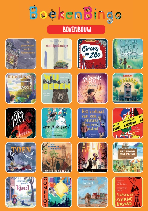 Boekenbingo 2026 titels bovenbouw