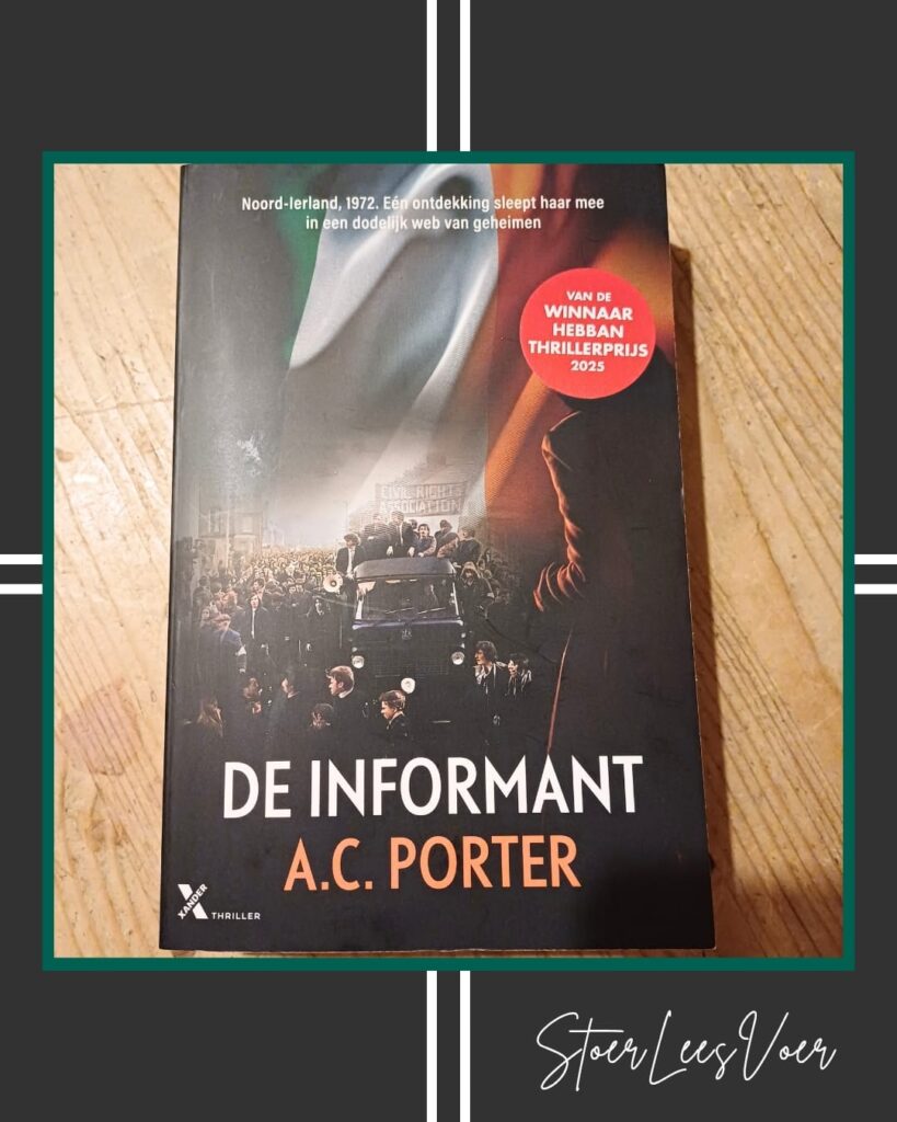 De thriller 'De Informant' van auteur A.C. Porter voorkant cover omslag kaft
