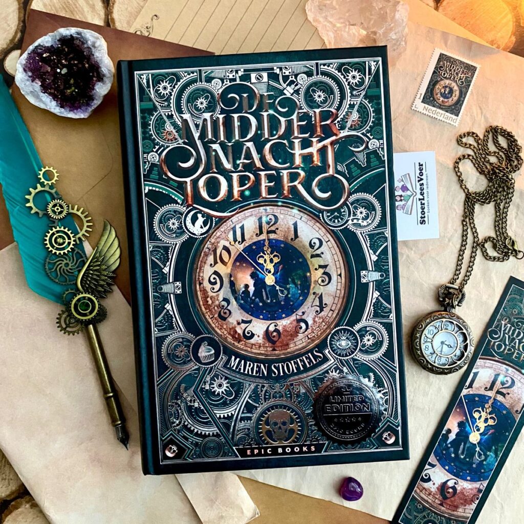 De Middernachtloper voorkant cover omslag kaft maren stoffels epic books