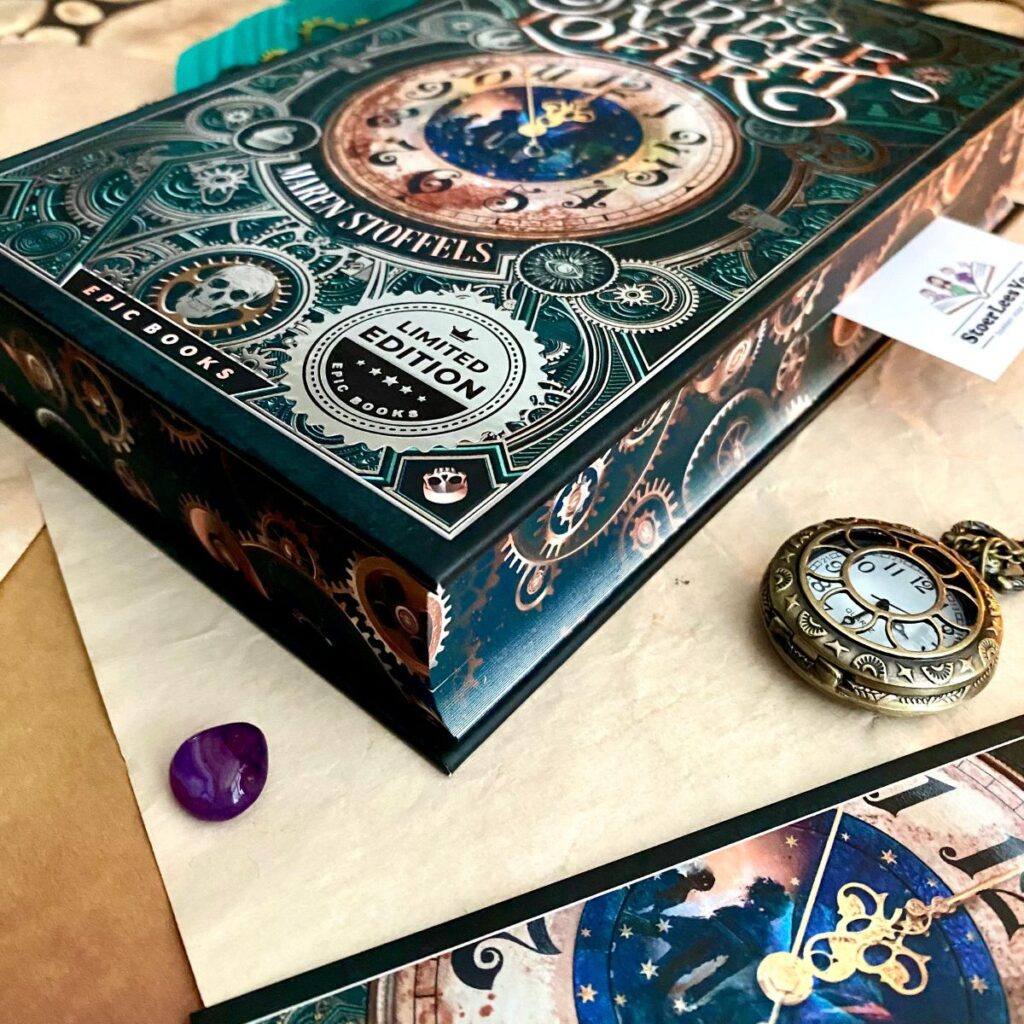 De Middernachtloper voorkant cover omslag kaft maren stoffels epic books bedrukt boekblok