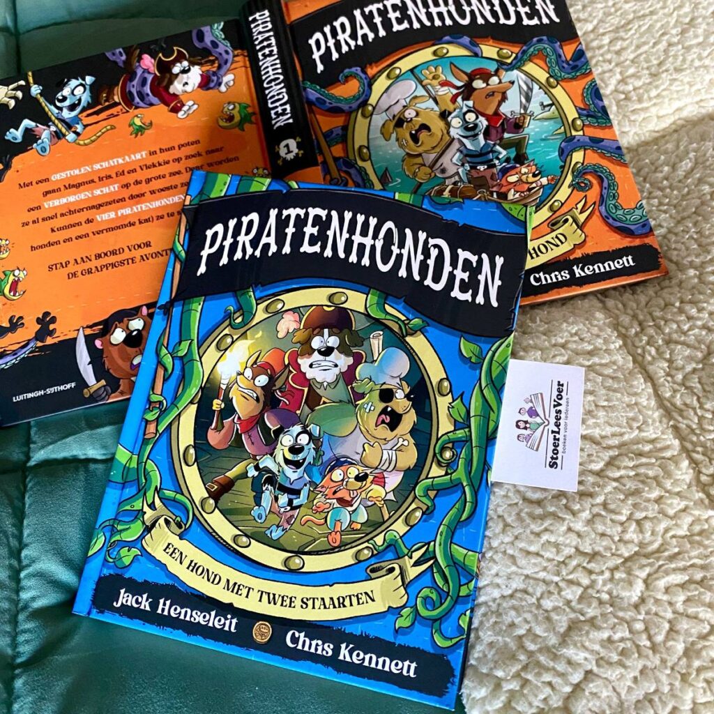 De hond met twee staarten piratenhonden 2 voorkant cover omslag kaft