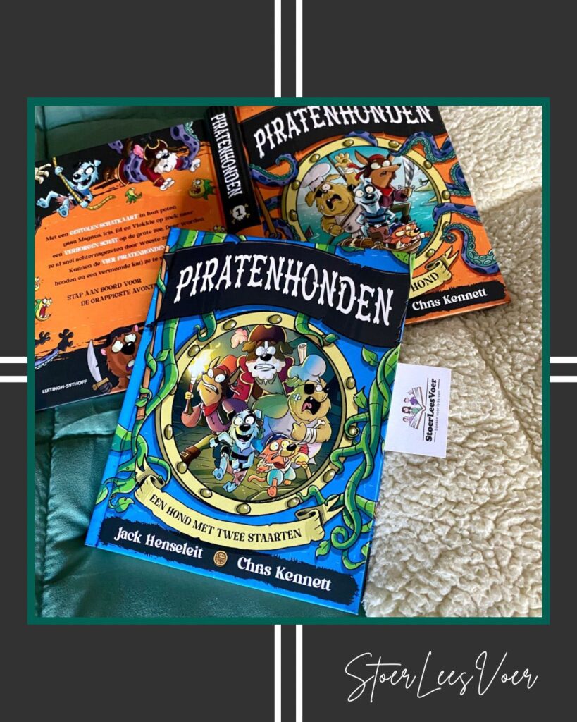 De hond met twee staarten piratenhonden 2 voorkant cover omslag kaft
