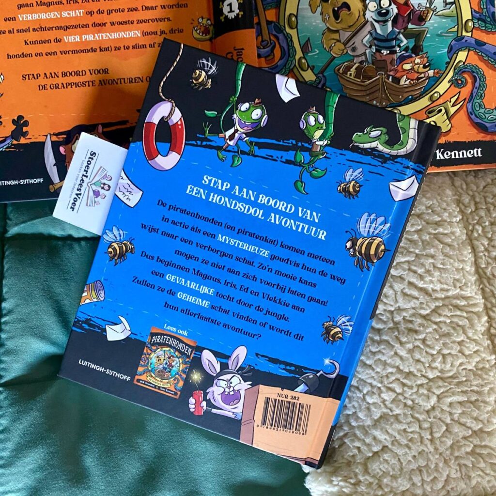 De hond met twee staarten piratenhonden 2 achterkant achterflap synopsis samenvatting cover omslag kaft