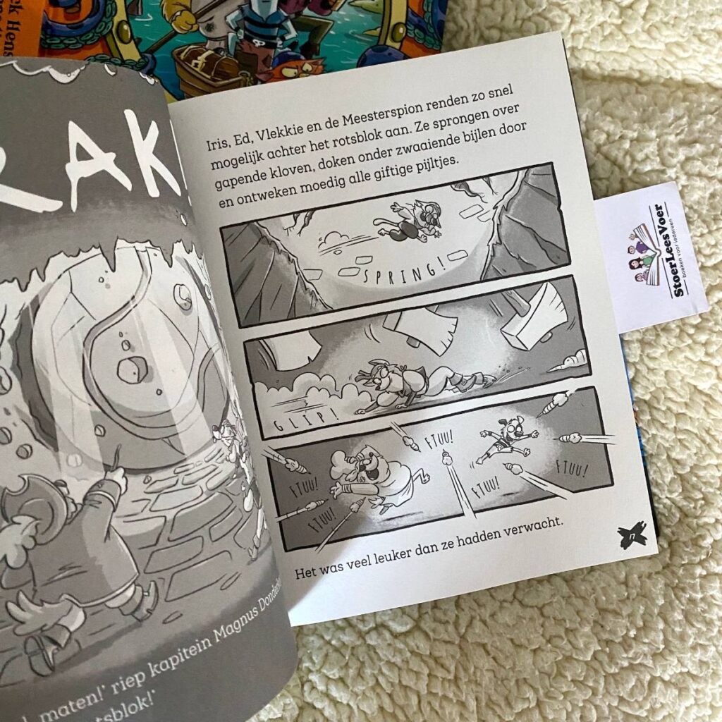 de hond met twee staarten piratenhonden 2 illustratie tekst