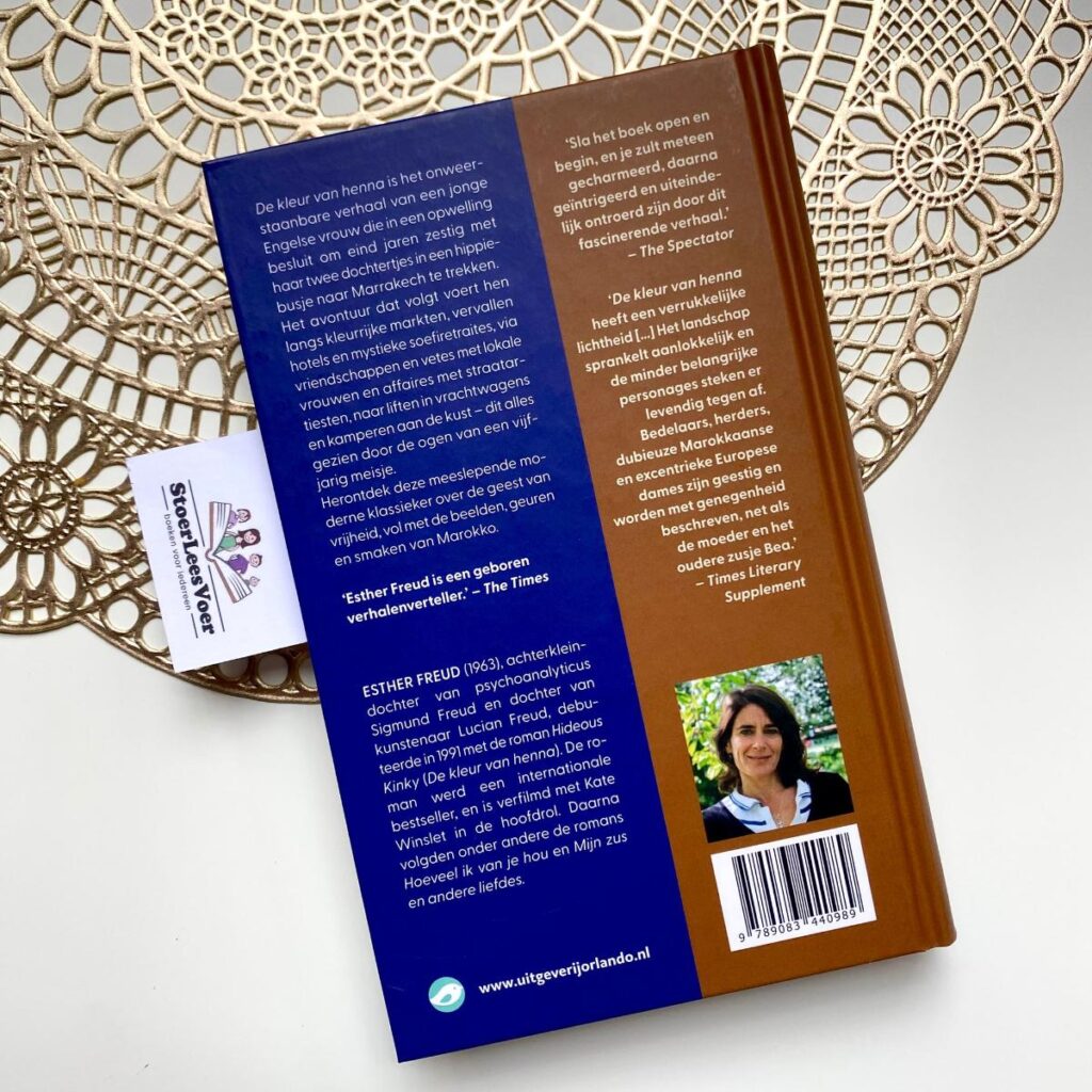 De kleur van Henna esther freud achterkant achterflap synopsis samenvatting cover omslag kaft hideous kinky