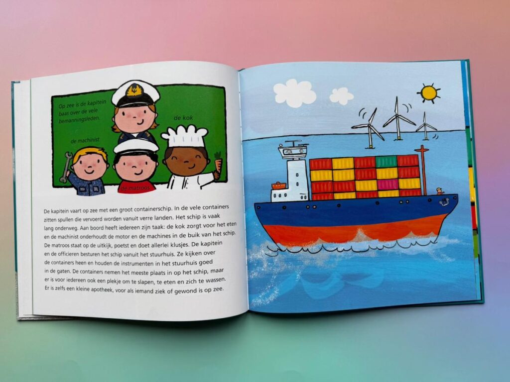 de vrachtwagenchauffeur en de kapitein