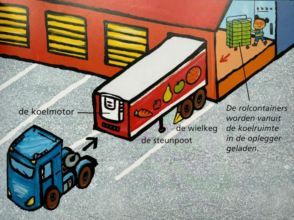 vrachtwagen lossen