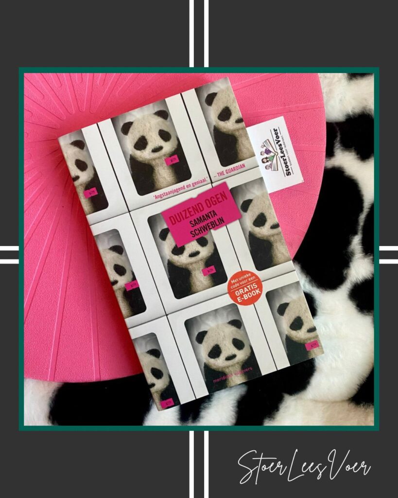 Duizend ogen Kentukis voorkant cover omslag kaft samanta schweblin roman