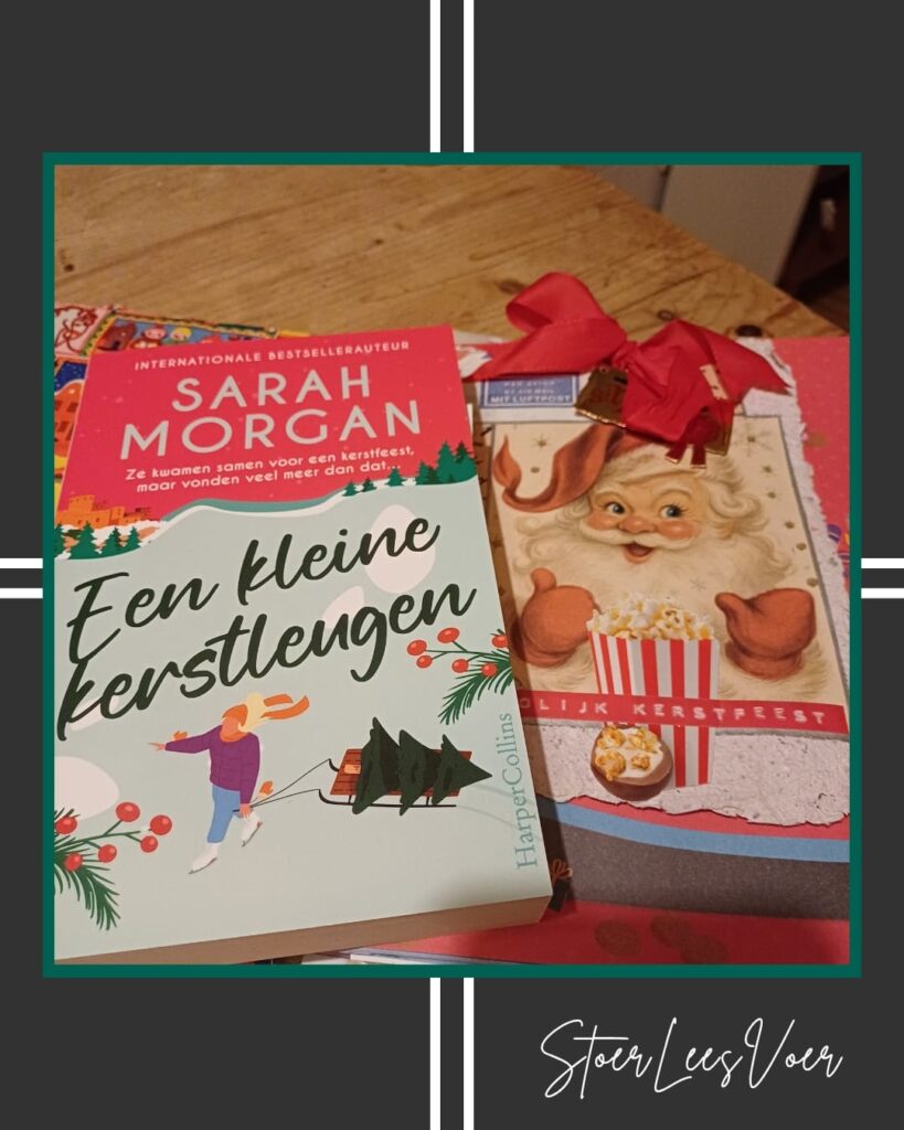 Kerstroman 'Een kleine kerstleugen' van auteur Sarah Morgan voorkant cover omslag kaft