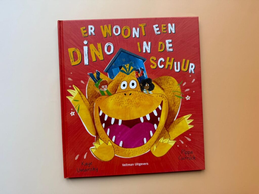 Er woont een dino in de schuur voorkant cover omslag kaft
