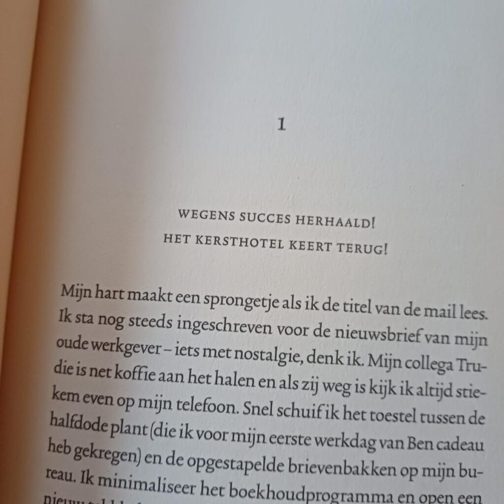 hopeloos verliefd in het kersthotel