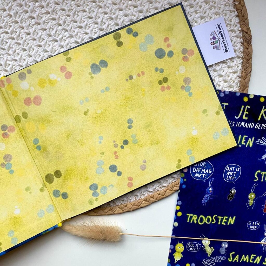 schutblad prentenboek pesten Hanne Luyten Noemie willemen