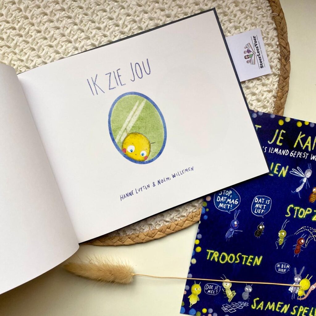 titelblad prentenboek pesten Hanne Luyten Noemie willemen