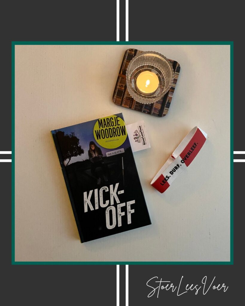 Kick-off margje woodrow voorkant cover omslag kaft prequel shoot-out