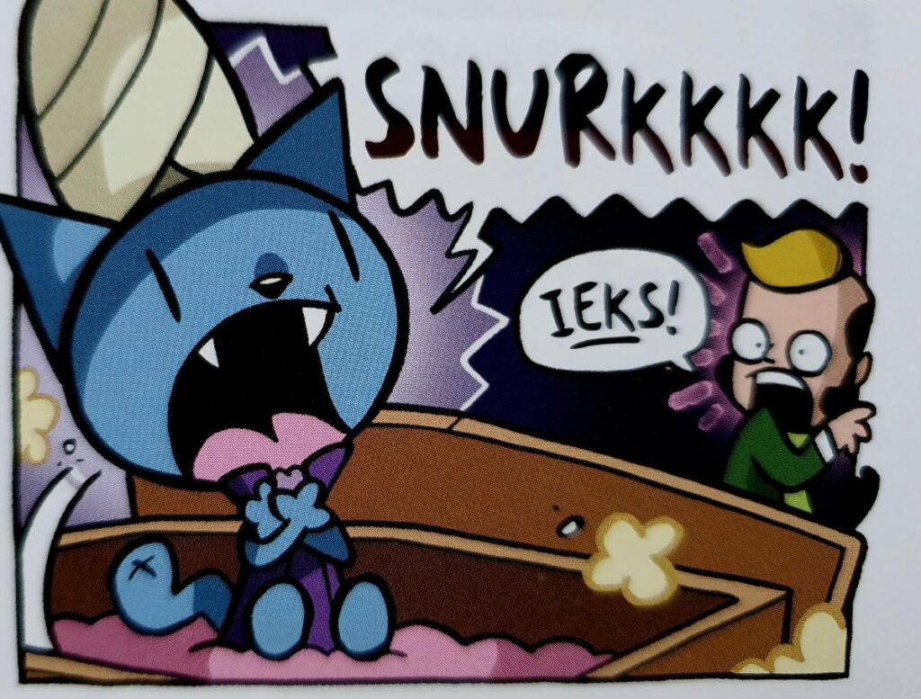 Loesjkin gaat vol in de pudding!