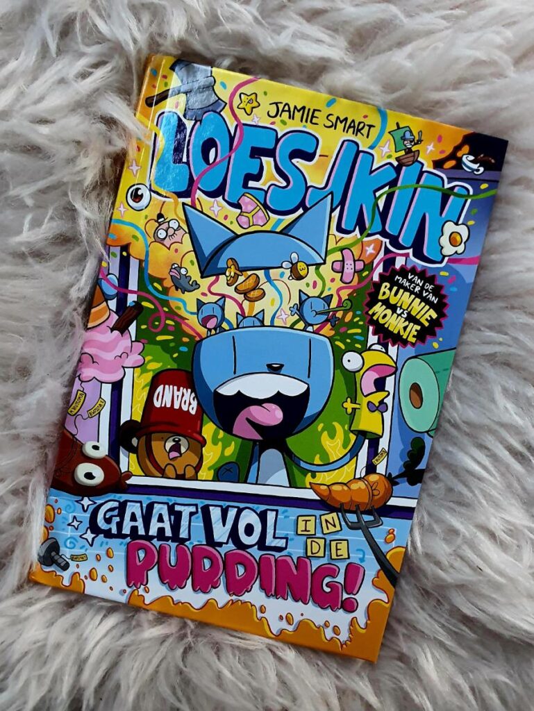 Loesjkin gaat vol in de pudding! voorkant cover omslag kaft