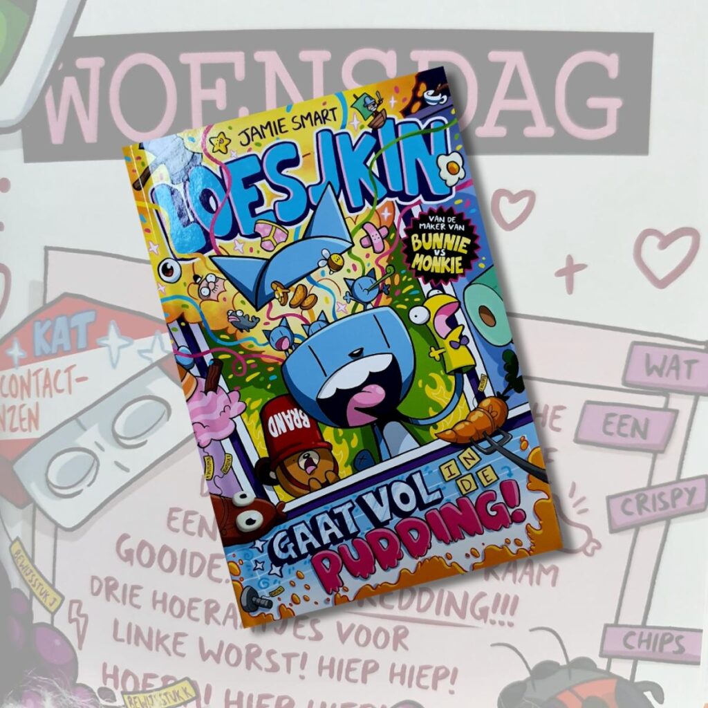 Loesjkin gaat vol in de pudding! voorkant cover omslag kaft