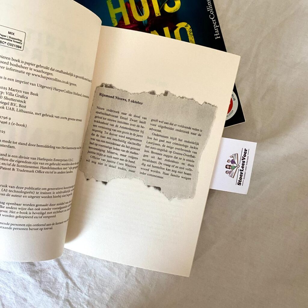 krantenknipsel jackie laurijssen 2 thriller