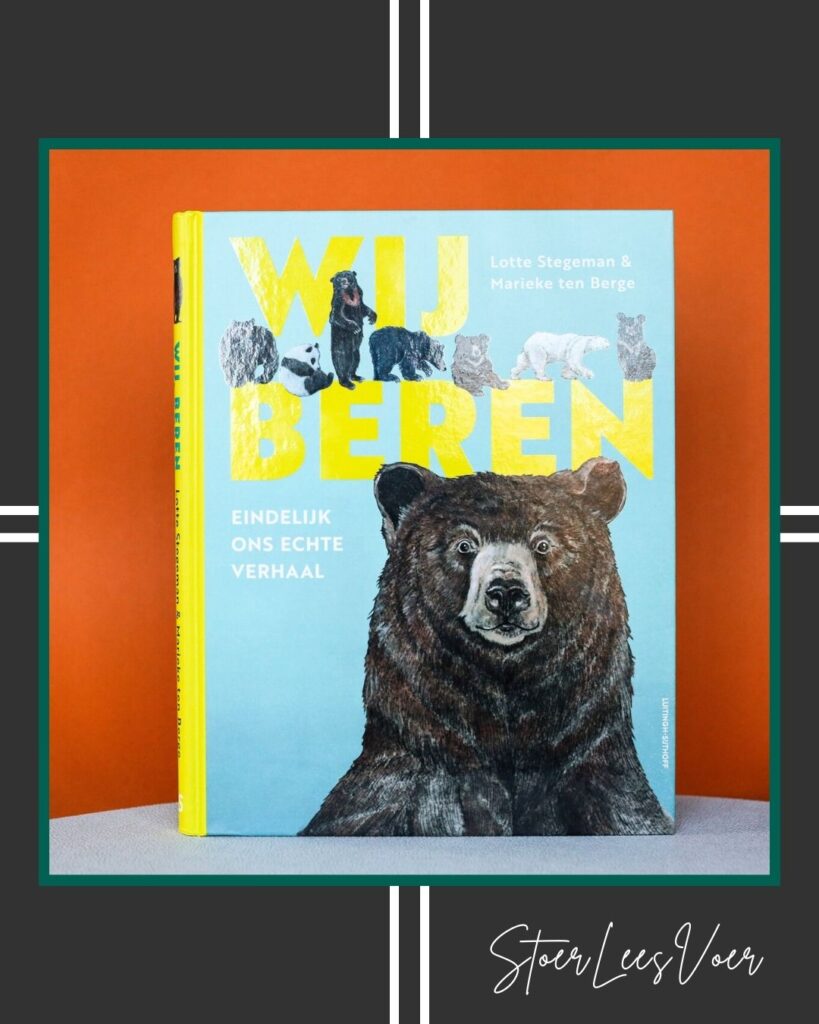 Wij, beren - voorkant cover omslag kaft met StoerLeesVoer kader