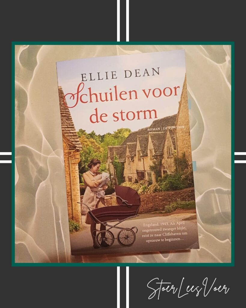 voorkant cover omslag kaft 'Schuilen voor de storm' is het elfde deel in de Cliffhaven serie van auteur Ellie Dean