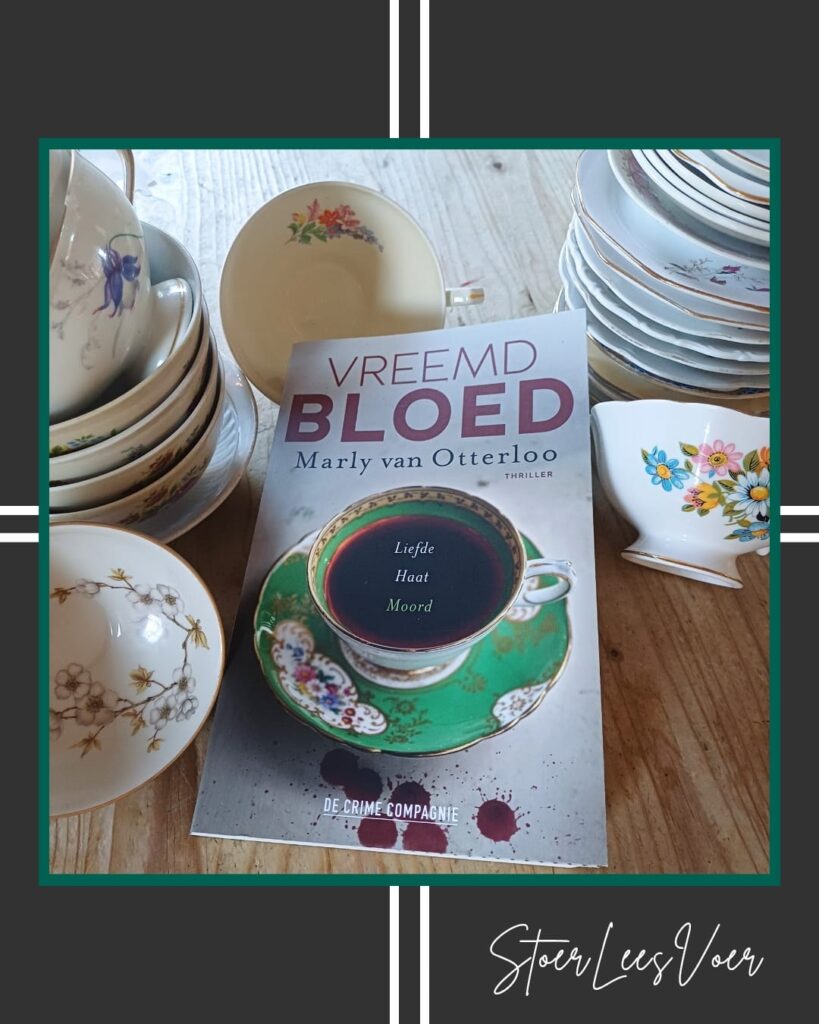 De thriller 'Vreemd Bloed' van auteur Marly van Otterloo cover omslag kaf voorkant