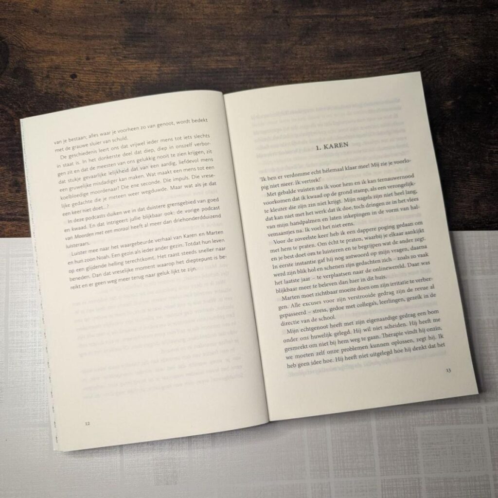 opmaak voorbeeld nieuw hoofdstuk