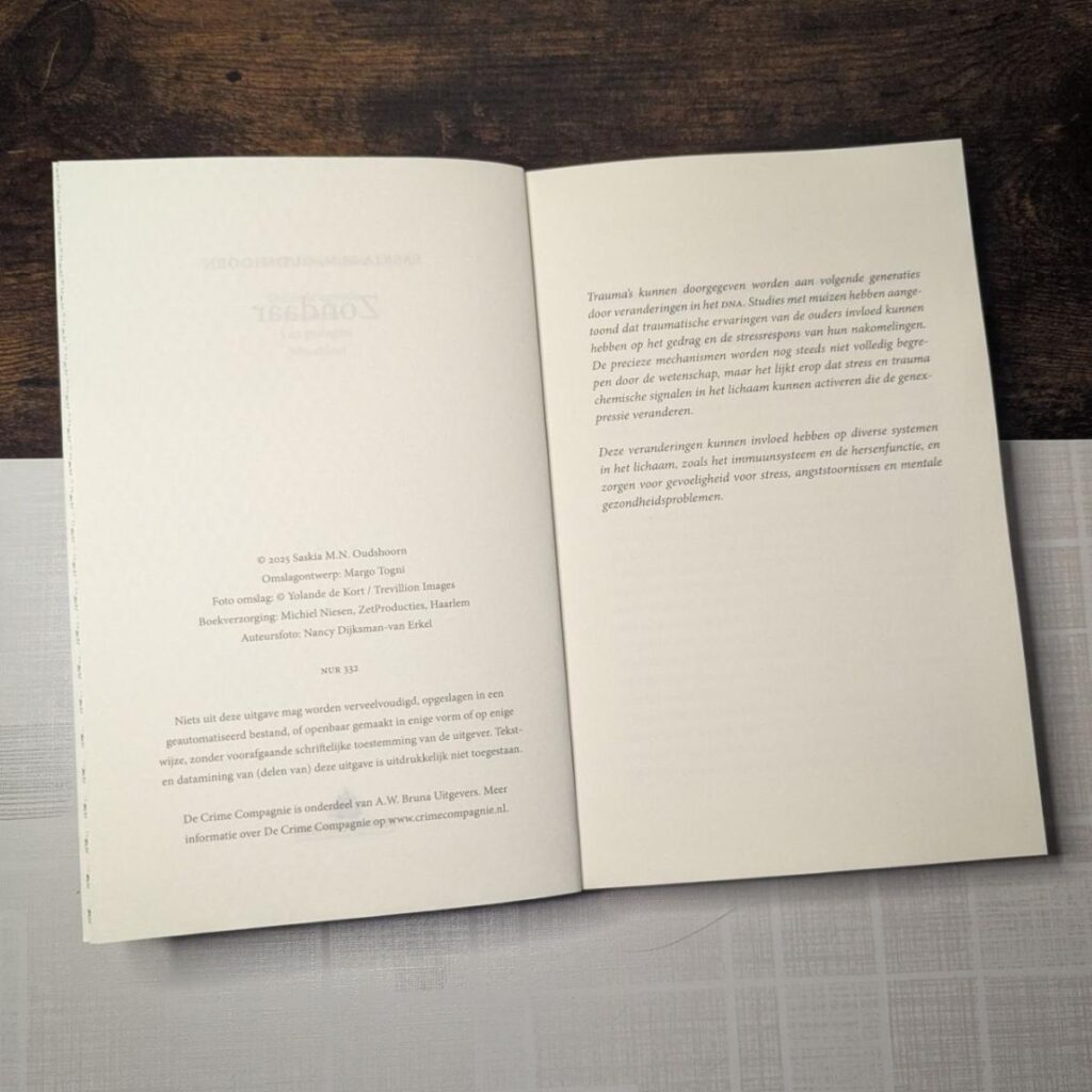 mooie tekst over trauma en DNA