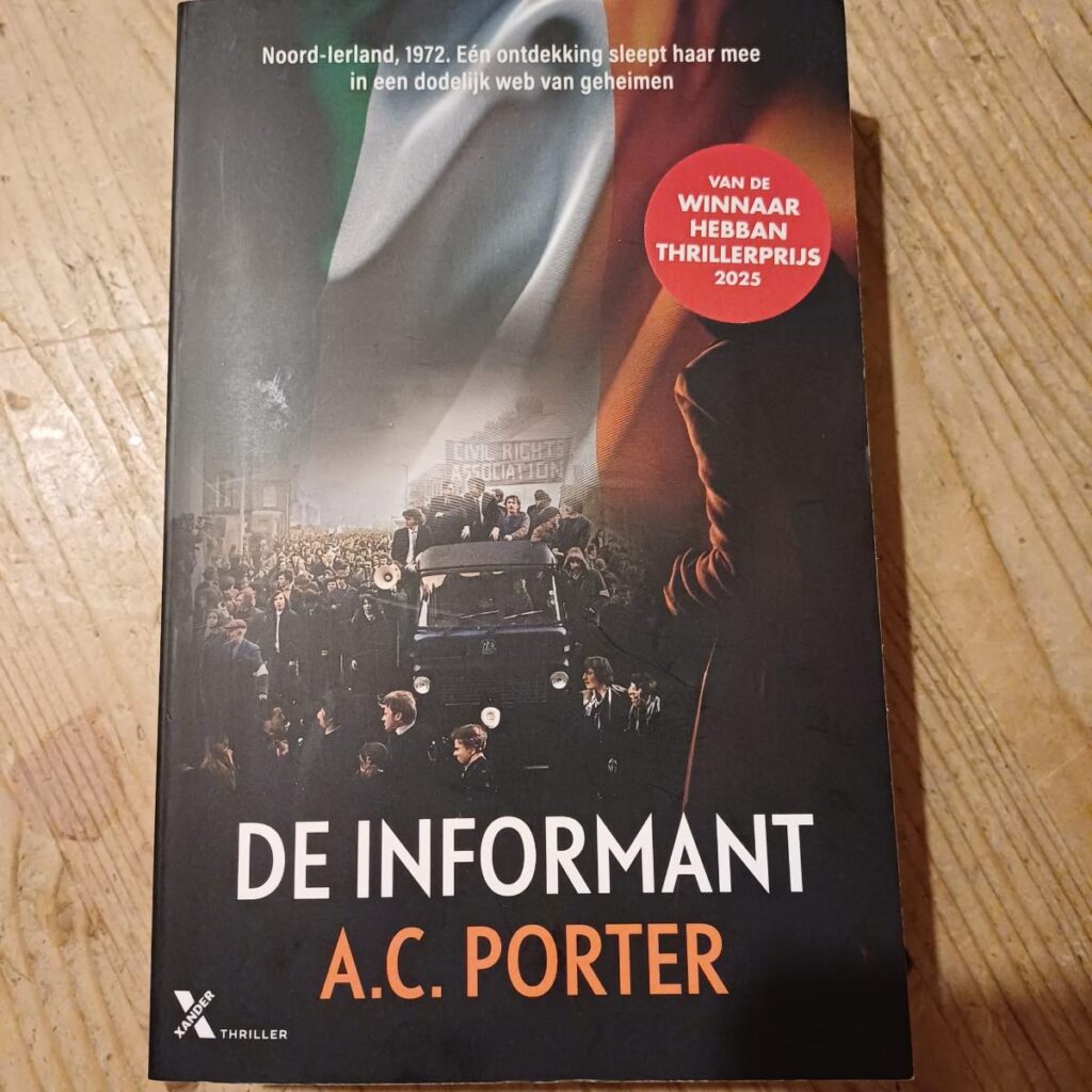 De thriller 'De Informant' van auteur A.C. Porter voorkant cover omslag kaft