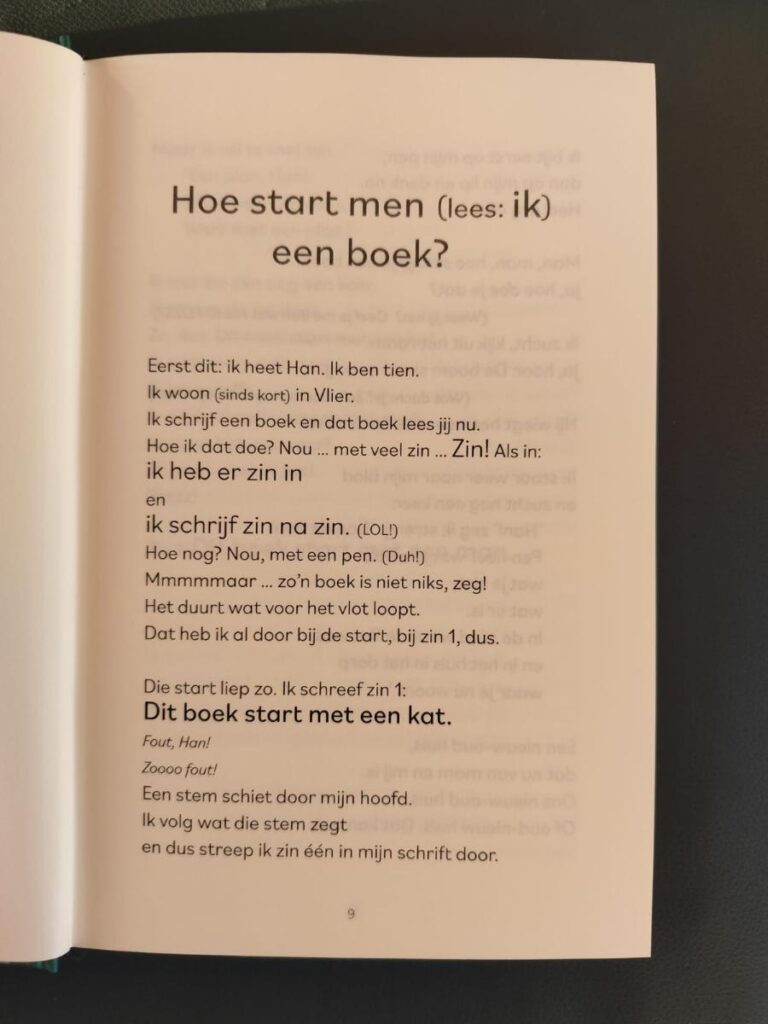 Eerste bladzijde Huis Droom